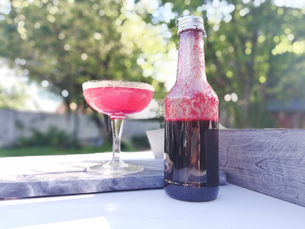 Pour le blog An vert, recette de sirop de cerise.