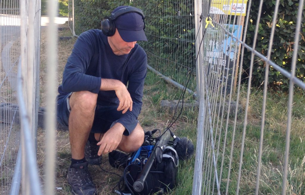 L'artiste Eric La Casa a enregistré la mémoire sonore du sol des Eurockéennes.