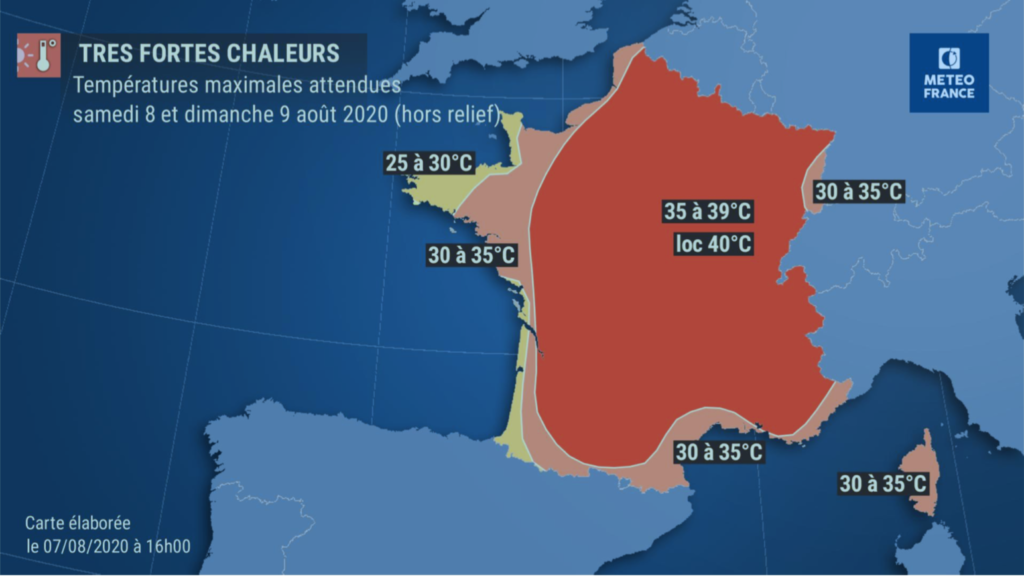 Carte vigilance météo france