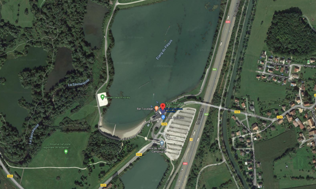 La base nautique de Brognard