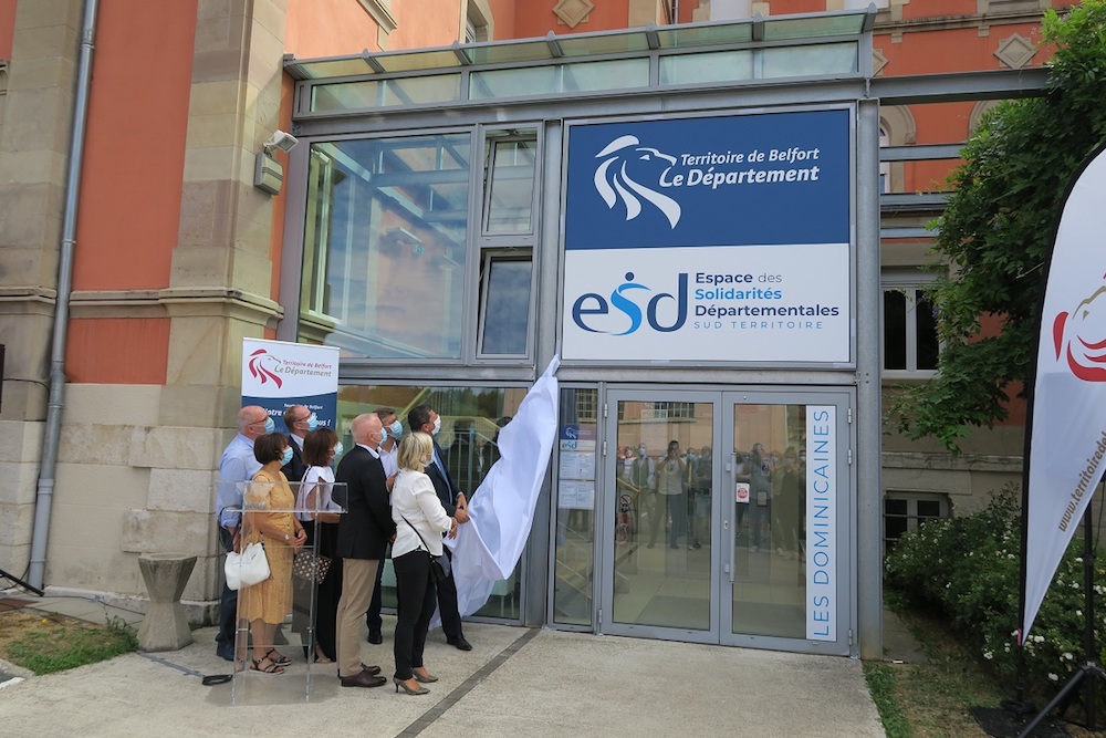 Le conseil départemental du Territoire de Belfort a inauguré un nouvel espace des solidarités à Delle.