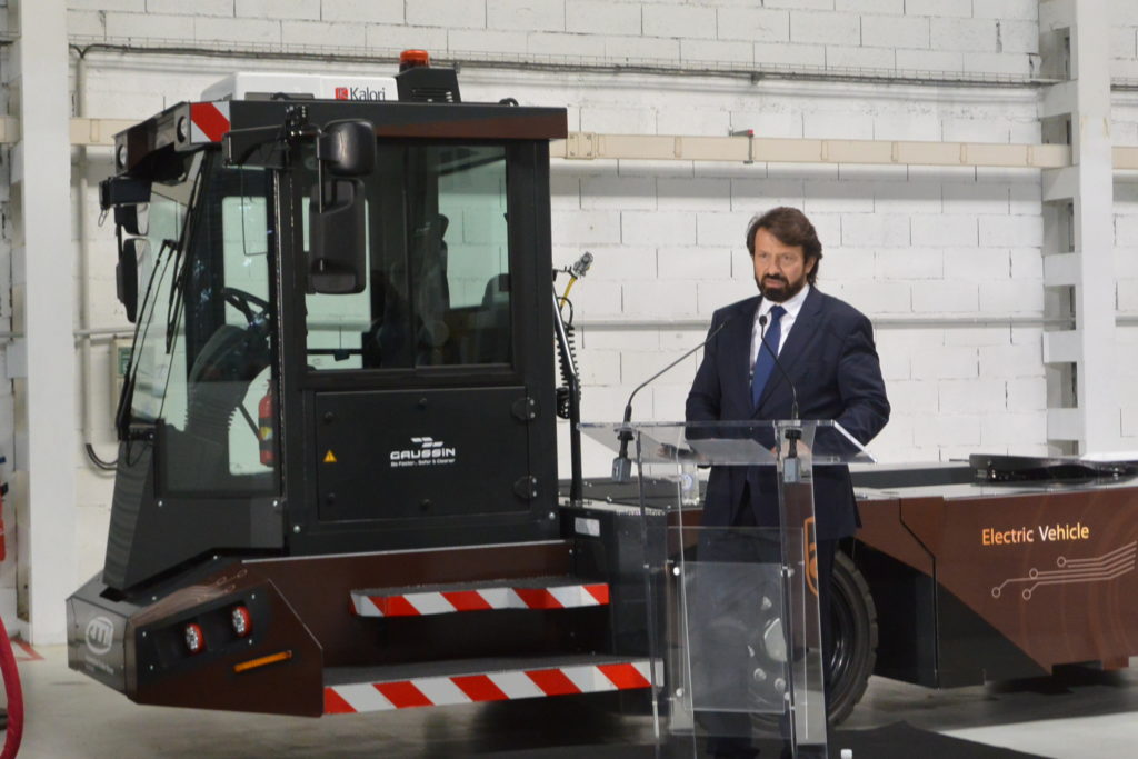 Christophe Gaussin, dirigeant de Gaussin Manugistique.