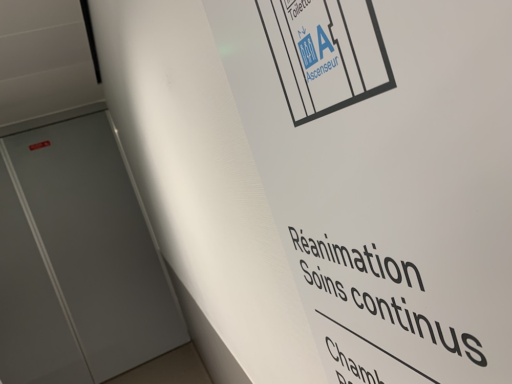 Service réanimation à l'hôpital Nord-Franche-Comté.