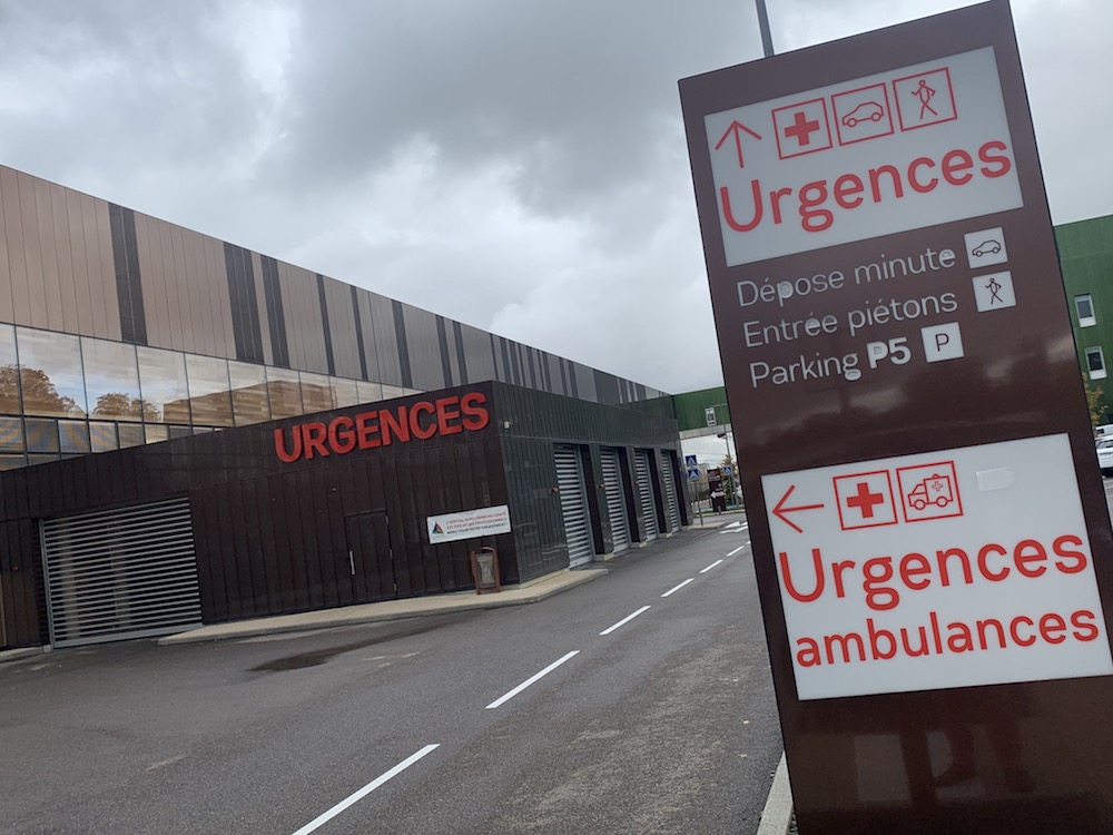 Les urgences de l'hôpital Nord Franche-Comté sont saturées. | ©Le Trois – Thibault Quartier