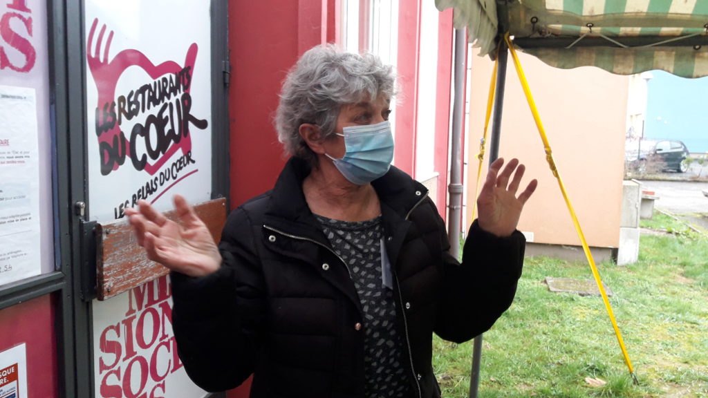 Jocelyne, bénévole aux Restos du Cœur de Belfort