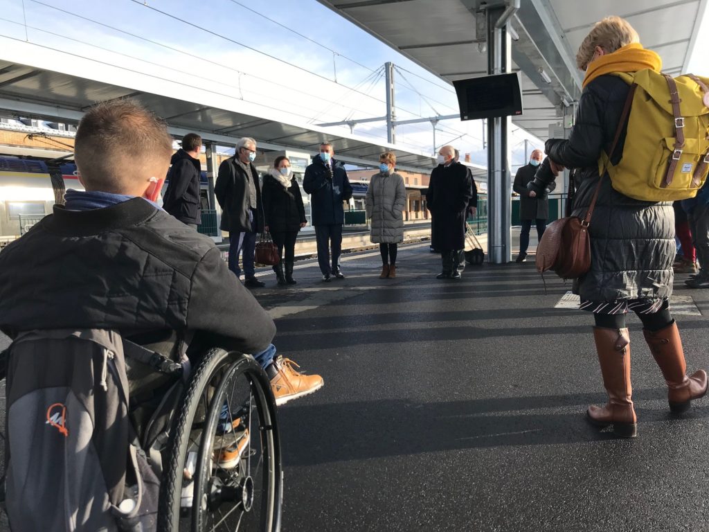 Des travaux ont été réalisés à la gare de Belfort afin de la rendre accessible à tous.