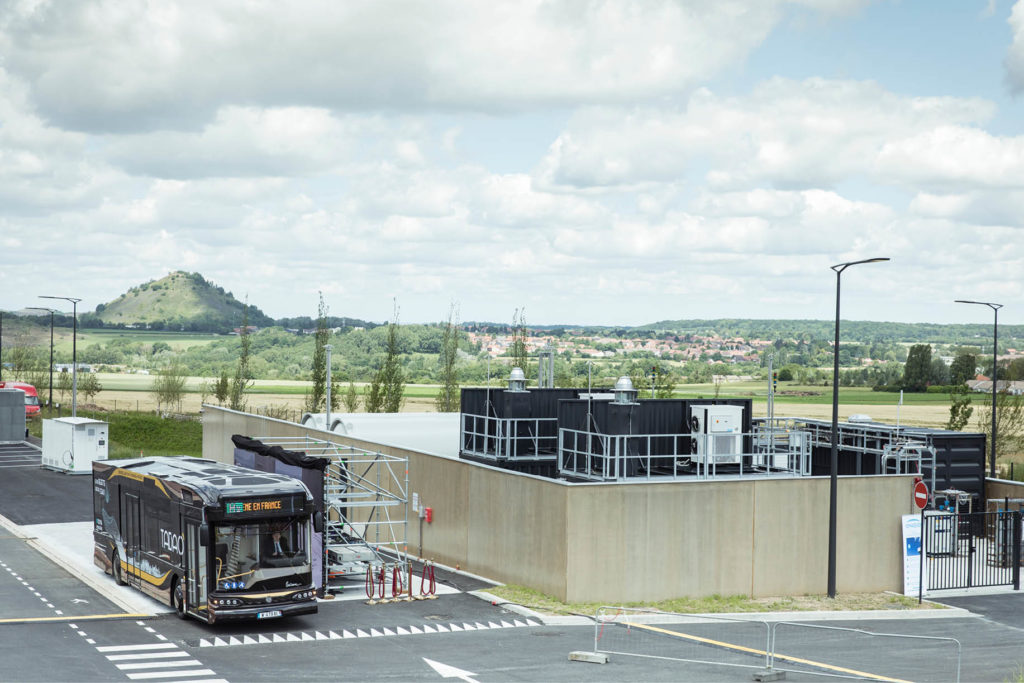 La station hydrogène de Danjoutin, construite par Hynamics, filiale d'EDF, vient de recevoir une subvention de la Commission européenne.