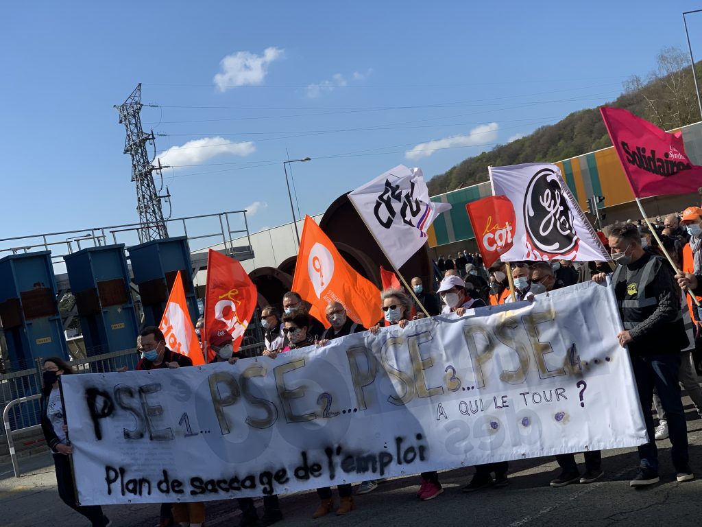 La mobilisation se poursuit contre le plan social dans la branche nucléaire et charbon de General Electric.