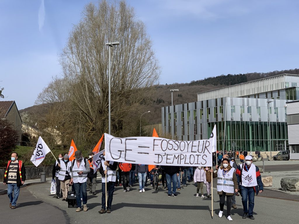 Les organisations syndicales de l'entité Steam de General Electric invitent les élus à la manifestation du 16 avril.