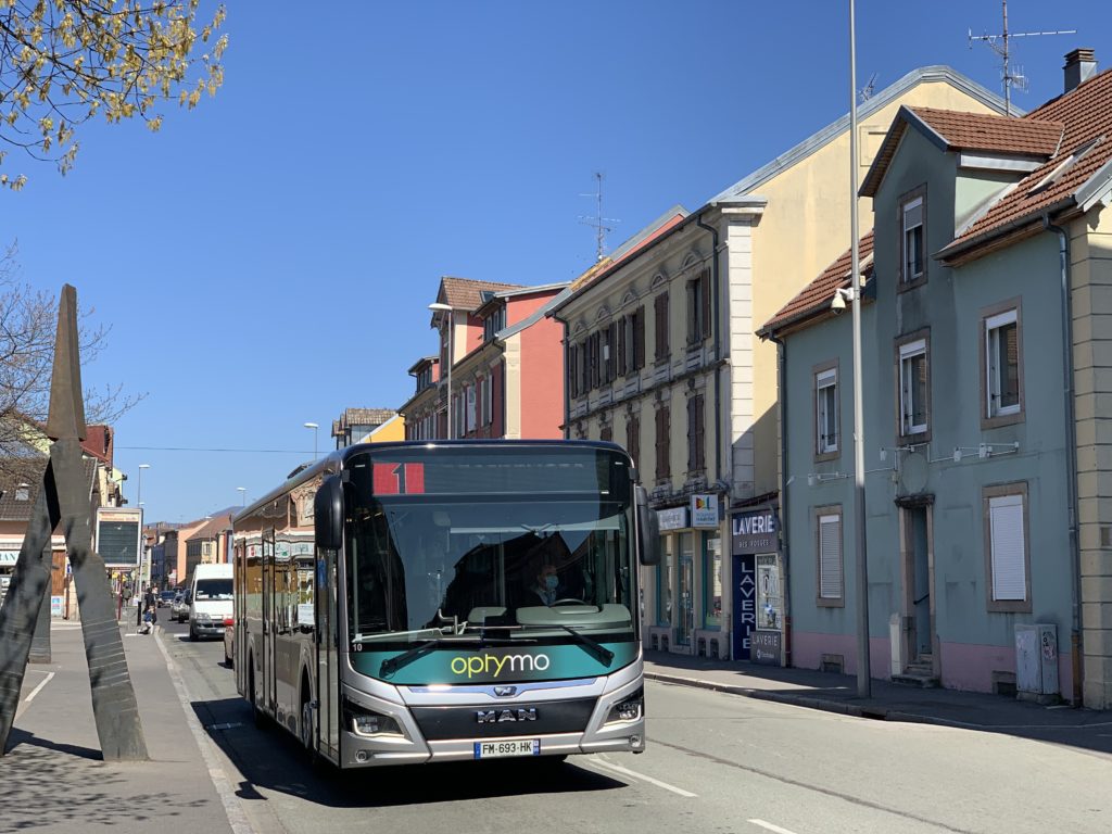 L'ensemble du réseau de transport Optymo sera gratuit pendant les épisodes de pollution de l'air.