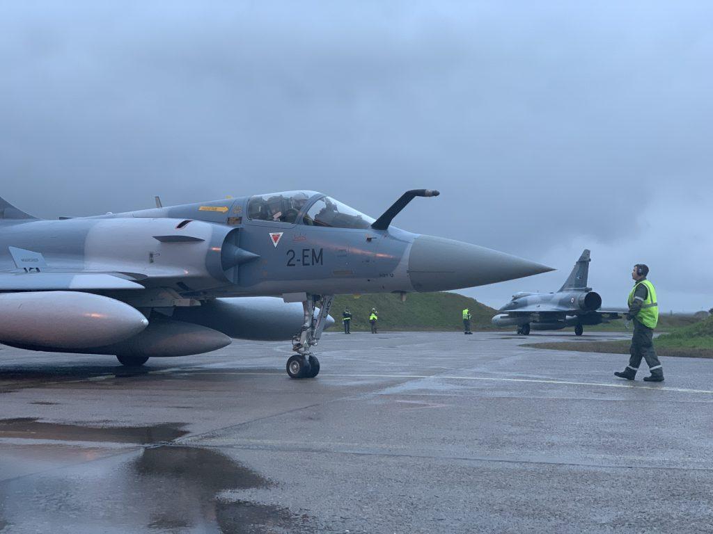 Mirages 2000-5F de la BA 116 de Luxeuil-Saint-Sauveur (Haute-Saône), avant leur décollage le 28 novembre. | ©Le Trois – Thibault Quartier 