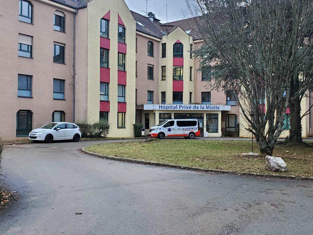 L'hôpital privé de la Miotte, à Belfort.