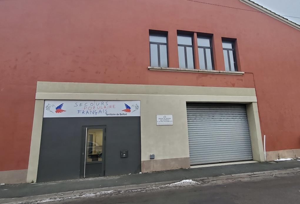 Local du Secours populaire, rue Paul-Bert, à Belfort. | ©Le Trois – Clara Janssen