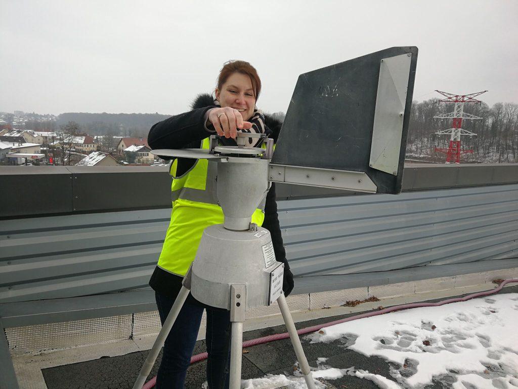 Un capteur de pollen installé à Bart, par Atmo Bourgogne-Franche-Comté. | ©Atmo