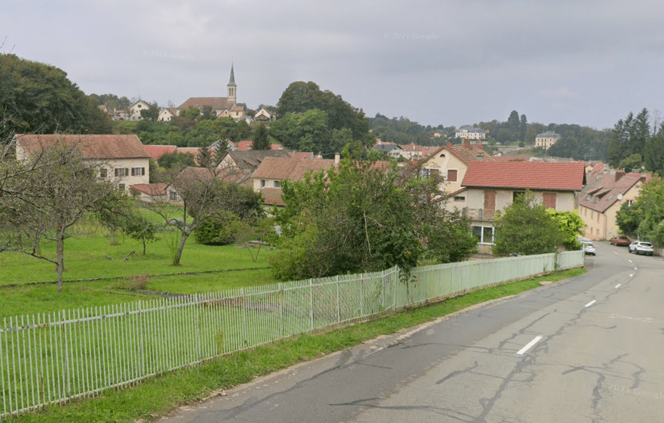 Village de Beaucourt, dans le sud du Territoire de Belfort. | ©Google Street View