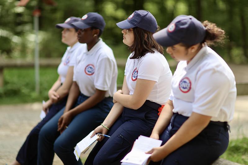 Jeunes engagés du service national universel. | ©CC BY-ND 2.0 Deed – Nicolas DUPREY/CD 78