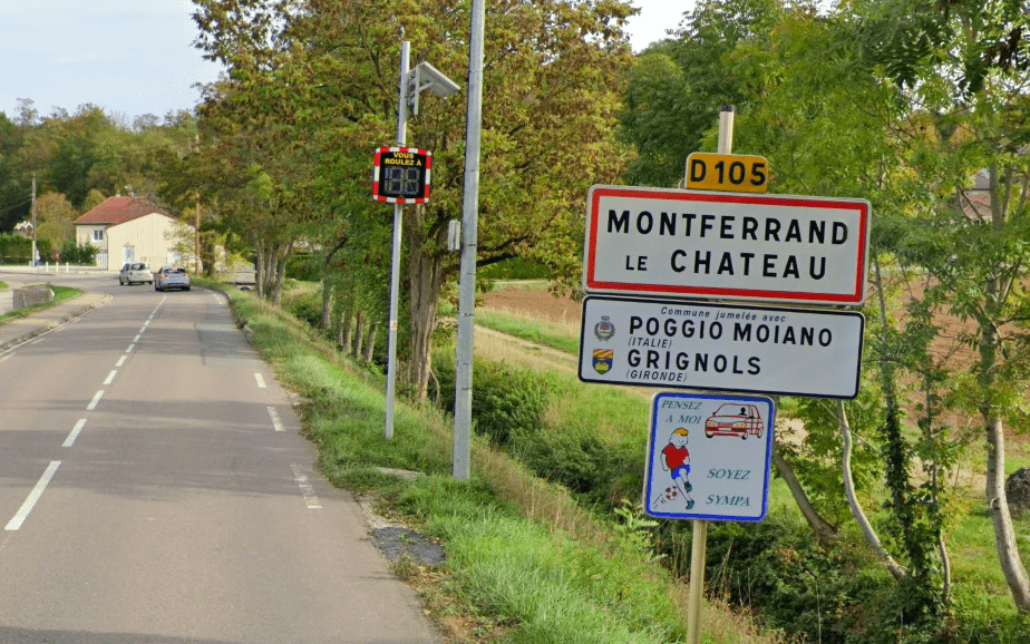 Montferrand-le-Château est une commune située non loin de Besançon. | ©Google street view