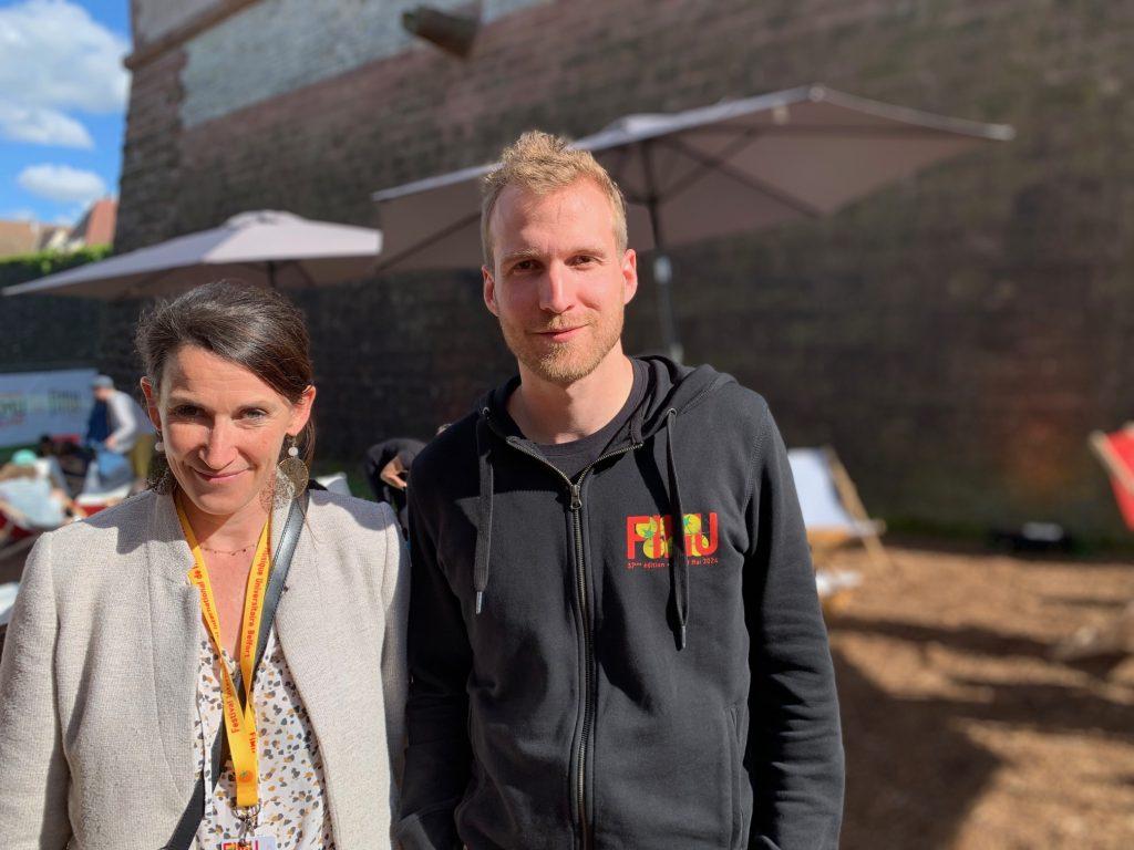 Delphine Mentré et Julian Catusse au Fimu, dimanche 19 mai. | ©Le Trois - E.C. 