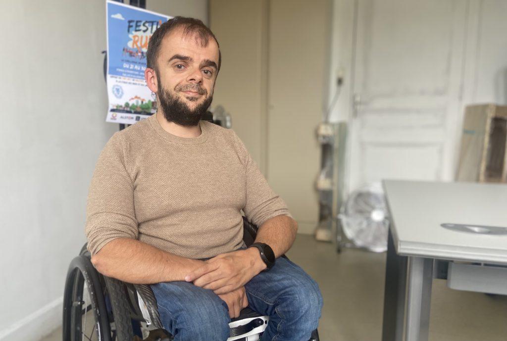 Jérôme Guidet parcourra 500km en vélo à main pour APF France handicap. | ©Le Trois - J.B.