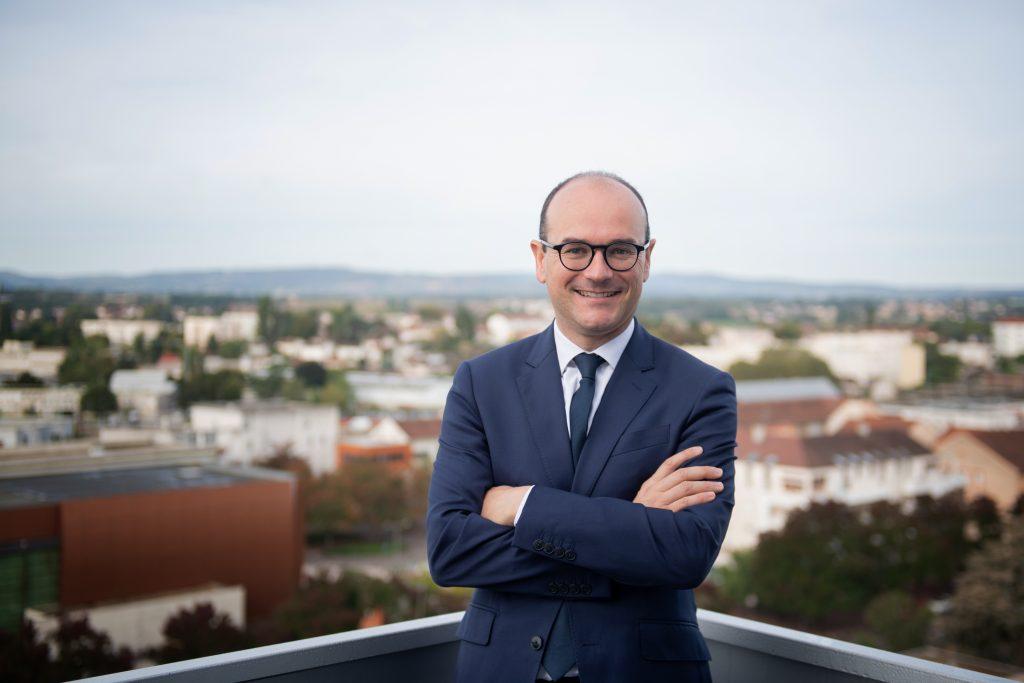 Sébastien Martin, alors qu'il était président du Grand Chalon.  | Archives ©Le Grand Chalon