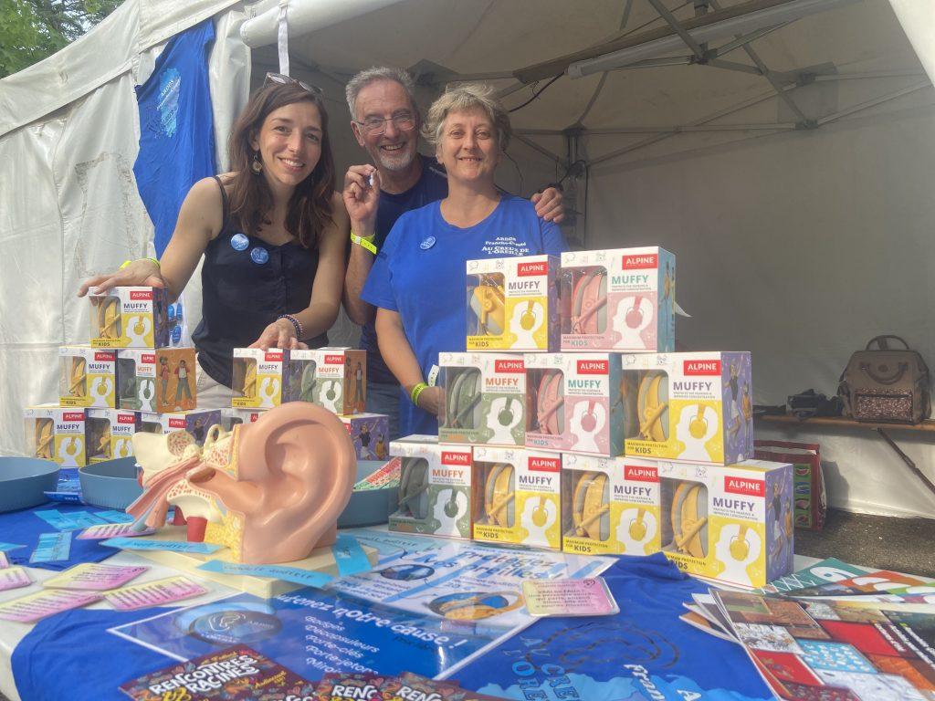 L'objectif de l'association Au creux de l'oreille est de protéger les festivaliers contre les risques auditifs. | ©Le Trois - J. B.