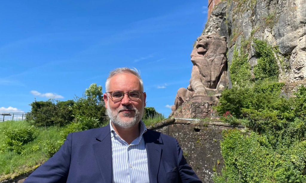Guillaume Bigot, candidat dans la 2nde circonscription du Territoire de Belfort, pour le Rassemblement national. | ©DR