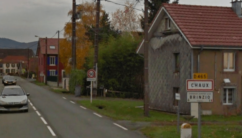 Le village de Chaux, dans le Territoire de Belfort. | ©Google Street View