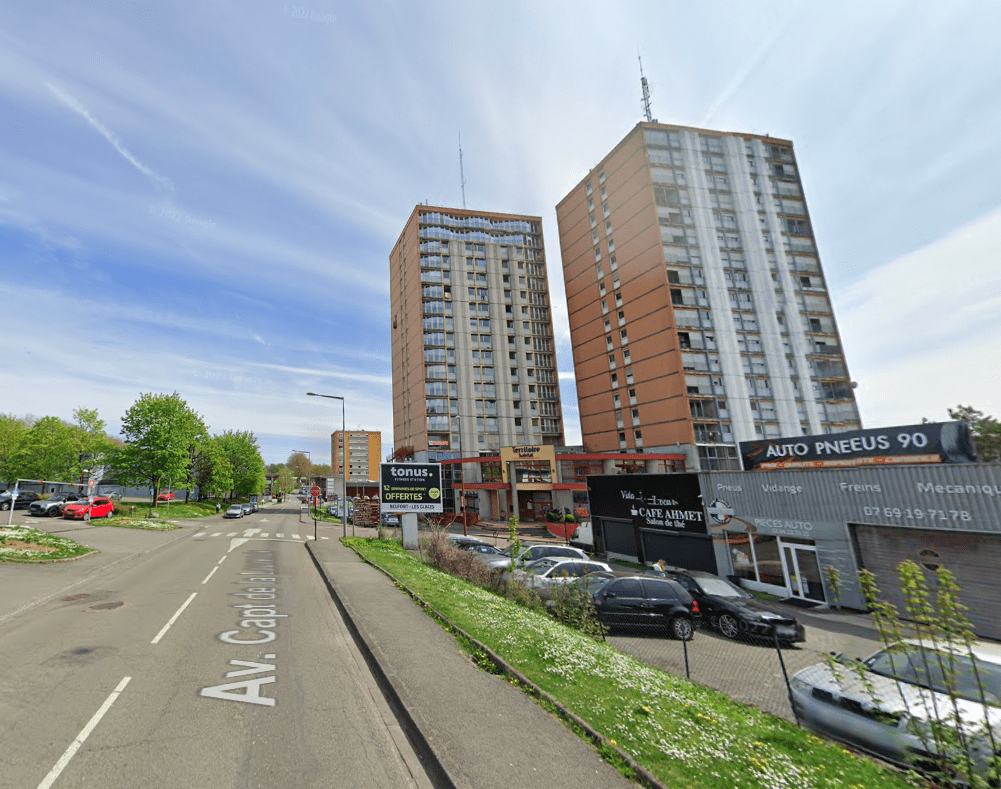 Le quartier des Glacis, à Belfort, enregistre un taux de pauvreté monétaire de 61%. | ©GSV 