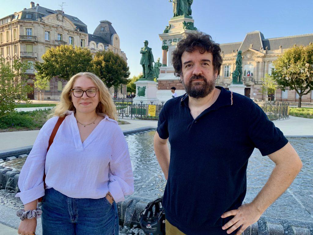 Mathieu Triclot, président des Sociochaux et Léna Chatonnay, chargée de coordination. | ©Le Trois - E.C. 