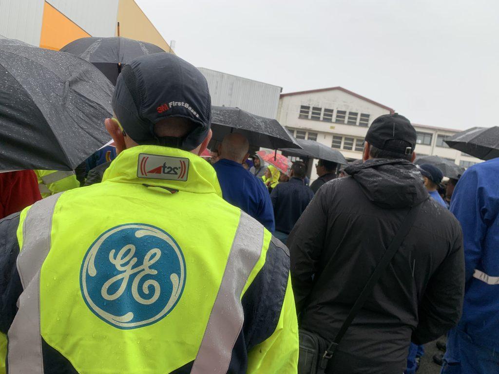 Mobilisation des salariés d'Arabelle Solutions ce jeudi 26 septembre 2024.