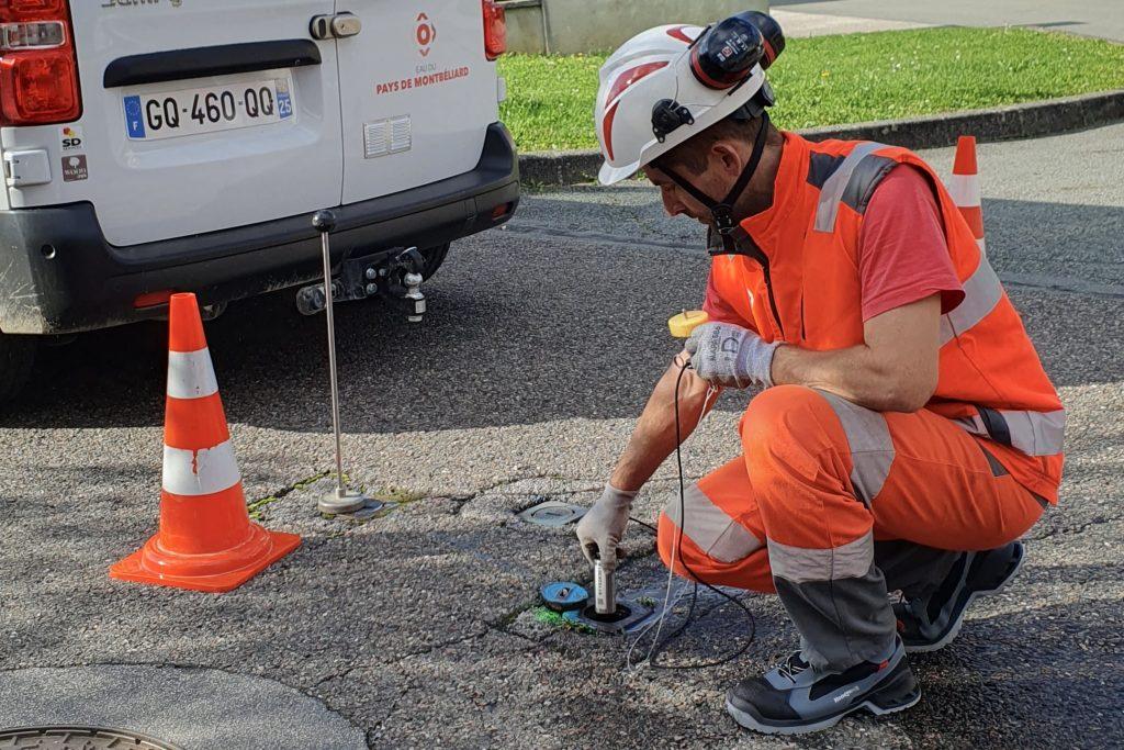 Les prélocalisateurs, installés dans le pays de Montbéliard. | ©Véolia 