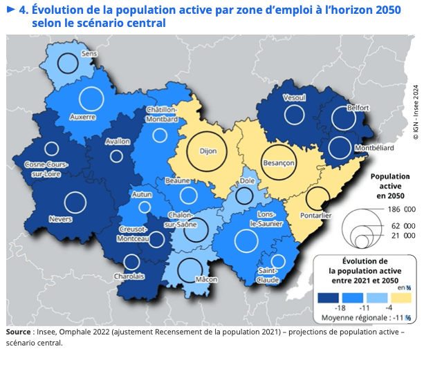 Insee, population. Etude de décembre 2024. | DR