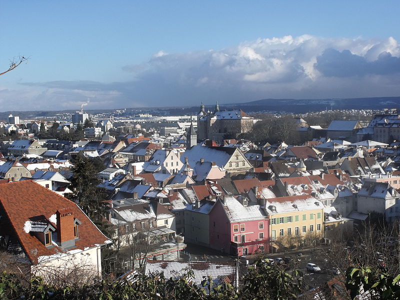 Vue du centre-ville de Montbéliard. | ©CC-PAR-SA-4.0 Sacamol