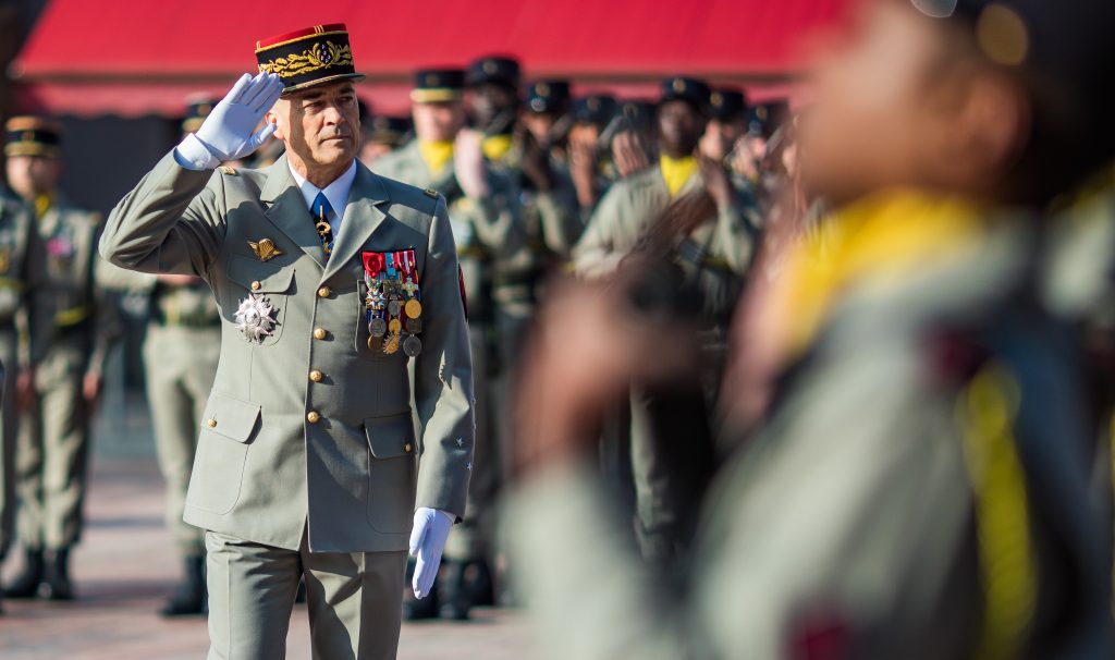 Le chef d'état-major des armées, le général Thierry Burkhard, le 14 février 2025, à Belfort. | ©35e RI – caporal-chef Matthieu