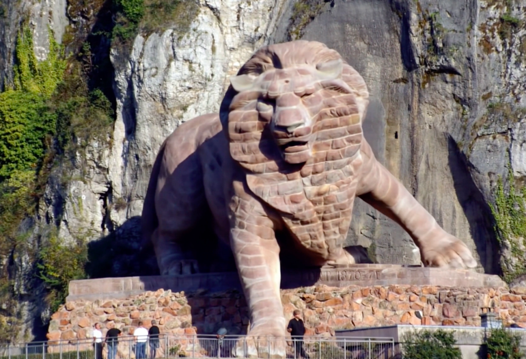 Le théâtre de marionnettes de Belfort a créé une vidéo avec l'intelligence artificielle mettant le Lion en mouvement. | ©DR