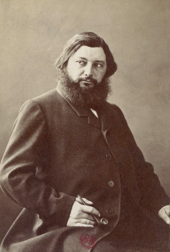 Gustave Courbet, photographié par Nadar. | ©Domaine public