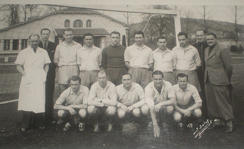 L'équipe du FC Sochaux, pour la saison 1945-1946. | ©Sochaux Rétro