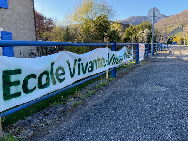 L'école d'Auxelles-Bas, concernée par le retrait d'un poste. Tout comme Auxelles-Haut. | ©Le Trois - P.-Y.R.