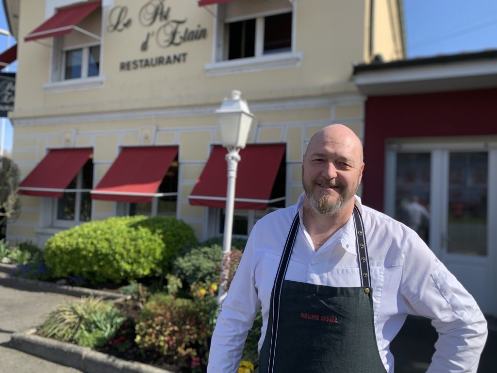 Philippe Zeiger, chef étoilé du Pot d'Étain à Danjoutin. | ©Le Trois - E.C. 