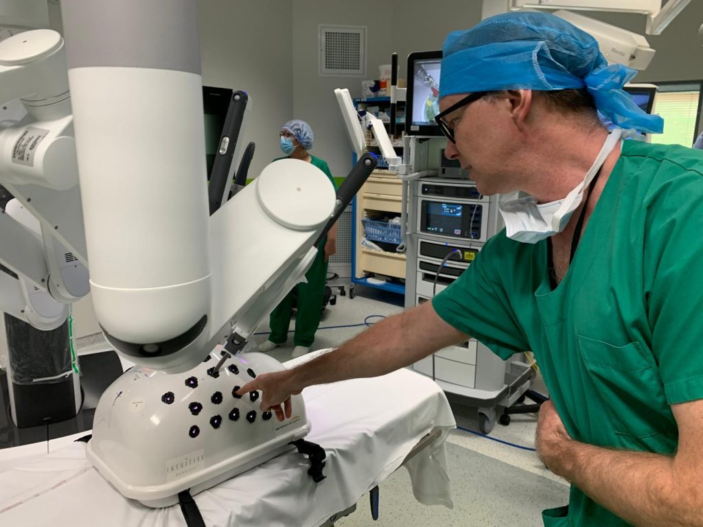 Le nouveau robot Da Vinci X, installé en mars à l'HNFC. | ©Le Trois - E.C. 