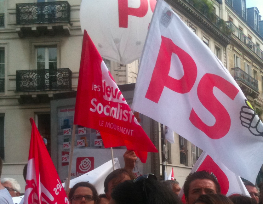 Drapeau du Parti socialiste. | ©CC BY-SA 3.0