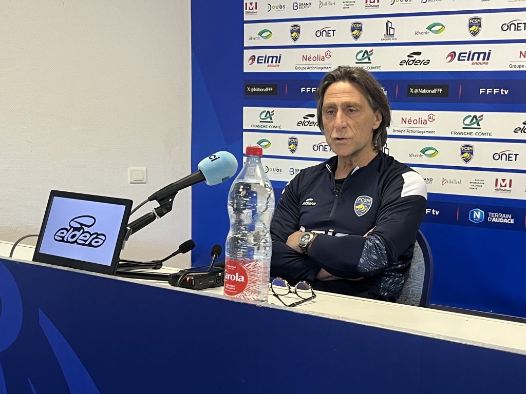Dernier match pour Frédéric Bompard sur le banc sochalien. | Le Trois - © Hugo Gueritaine.