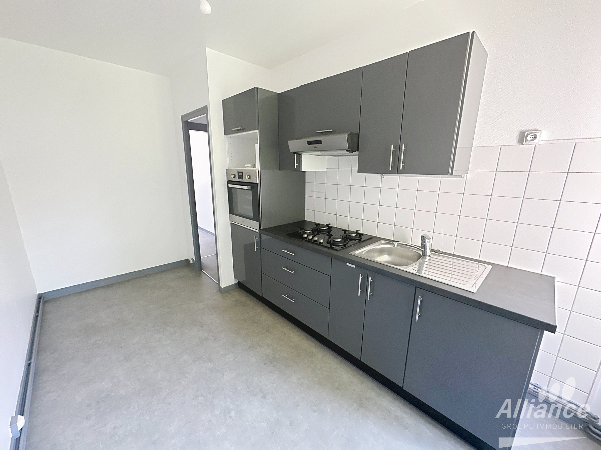 Appartement T2 en rez-de-chaussée surélevé à Belfort