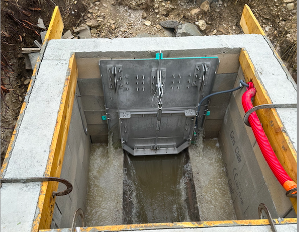 La société des eaux du pays de Montbéliard (SEPM) a installé des vannes F-Reg pour mieux gérer les eaux pluviales en cas de fortes pluies. | ©SEPM