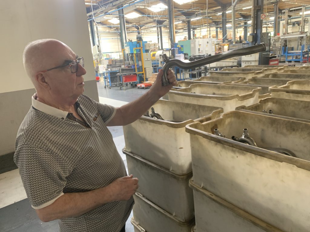 Jean-Pierre Moret, directeur général de Technitube, sous-traitant automobile installé à Étupes.