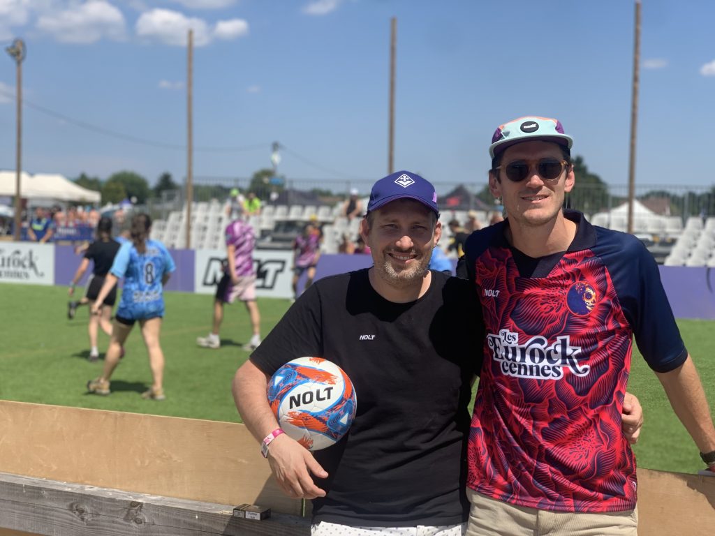 Olivier Guigonis et Paul Guinard, les fondateurs de l'équipementier de sport, éco-responsable, Nolt.