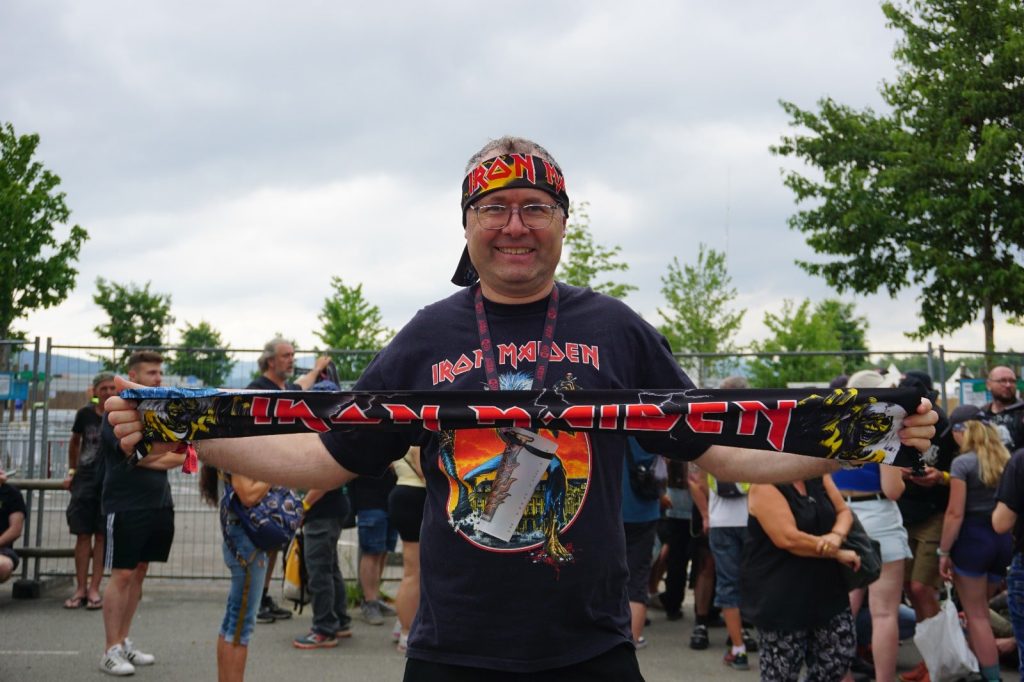 Alexandre Georges, fan d'Iron Maiden depuis ses 8 ans.