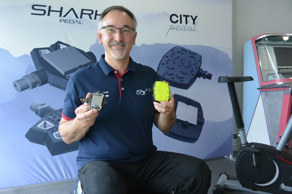 Thibaud Defranoux, qui a repris la start-up Sporthopeo. | ©Pierre-Yves Ratti