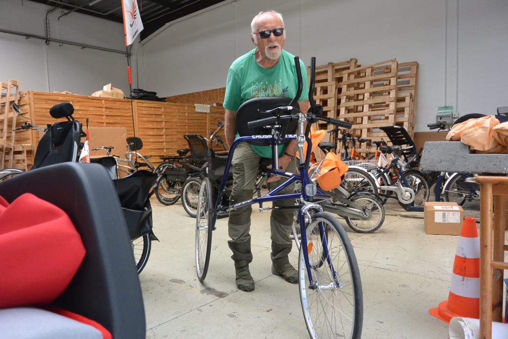 Le Frame running, dont Jean-Louis Saugier fait la promotion et qui pourrait l'emmener aux Jeux paralympiques. | ©Pierre-Yves Ratti