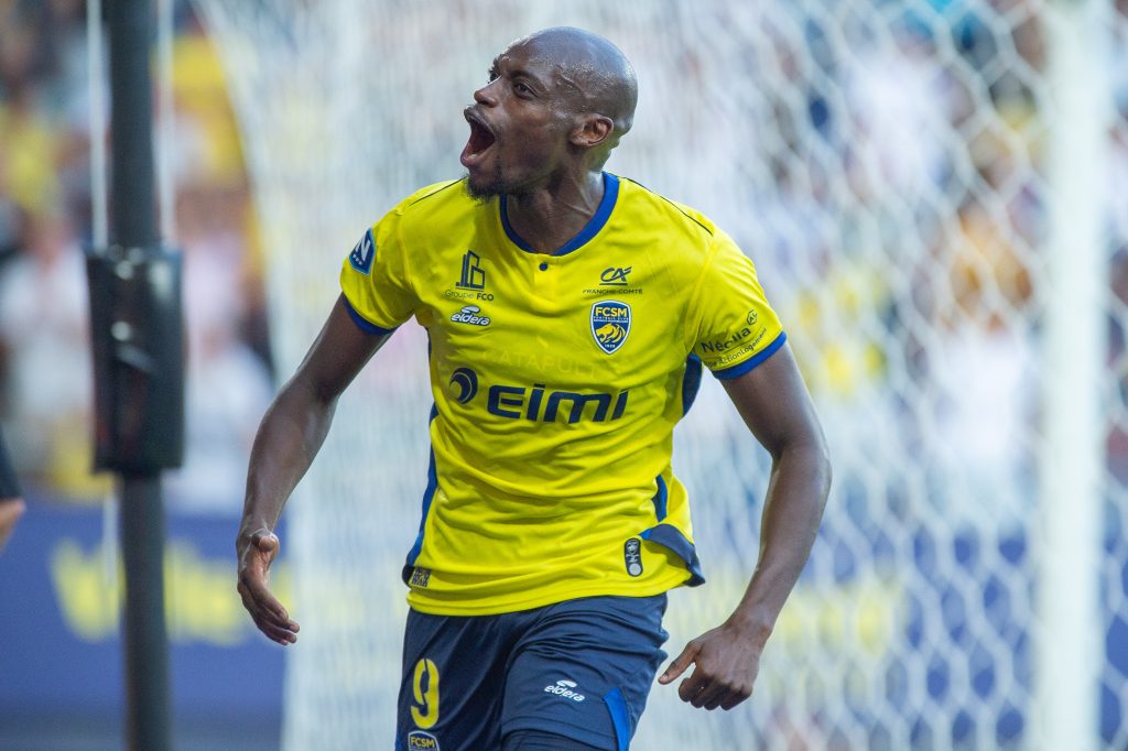 Kapit Djoco, attaquant du FC Sochaux-Montbéliard.